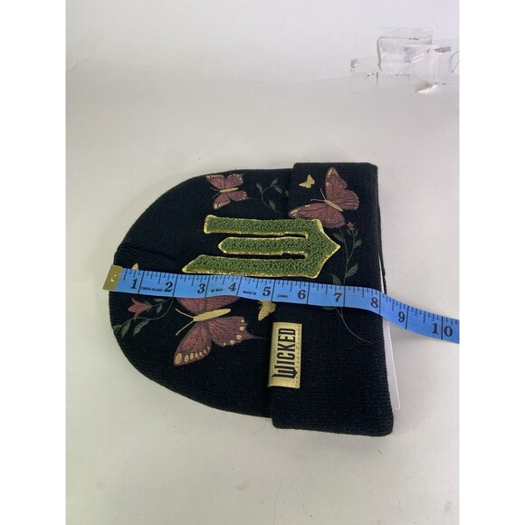 Wicked Movie Logo Cuff Beanie Hat Cap Adult Womens OSFM - Picture 4 of 5